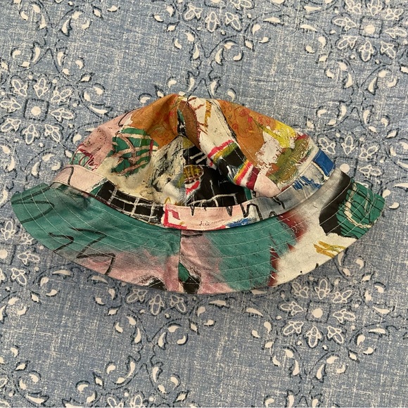 Cotton On Basquiat Artist Printed Safari Bucket Hat - Picture 1 of 3